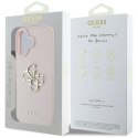 Etui Guess Grained Big 4G Logo Small Classic Logo na iPhone 16 - różowe Guess