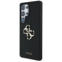 Etui Guess Silicone Big 4G Logo Bottom Script na Samsung Galaxy S25 Ultra - czarne Guess