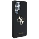 Etui Guess Silicone Big 4G Logo Bottom Script na Samsung Galaxy S25 Ultra - czarne Guess