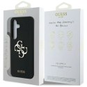 Etui Guess Silicone Big 4G Logo Bottom Script na Samsung Galaxy S25 - czarne Guess