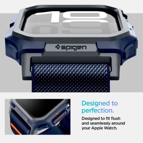 Pasek Spigen Lite Fit "Pro" na Apple Watch 10 46 mm - granatowy Spigen