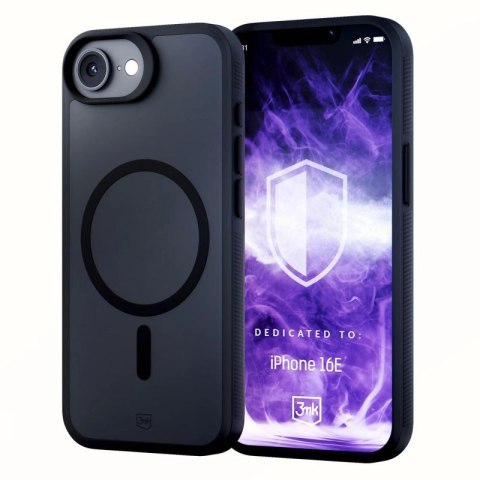 Etui 3mk Smoke MagCase na Apple iPhone SE4/16E - czarny mat 3mk Protection
