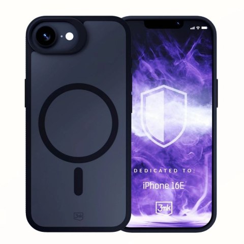 Etui 3mk Smoke MagCase na Apple iPhone SE4/16E - czarny mat 3mk Protection