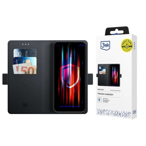 Etui 3mk Wallet Case na Samsung Galaxy S25 Edge - czarne 3mk Protection