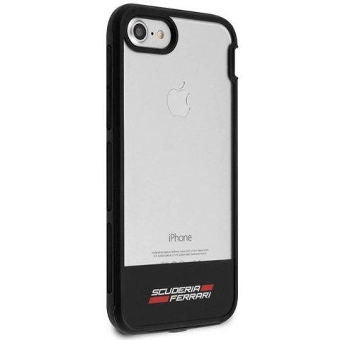 Etui Ferrari Racing Shield na iPhone 7 / 8 / SE 2020 / SE 2022 - półprzezroczyste Ferrari