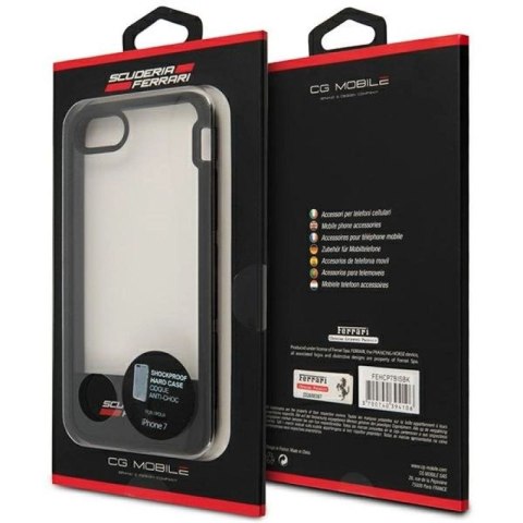 Etui Ferrari Racing Shield na iPhone 7 / 8 / SE 2020 / SE 2022 - półprzezroczyste Ferrari