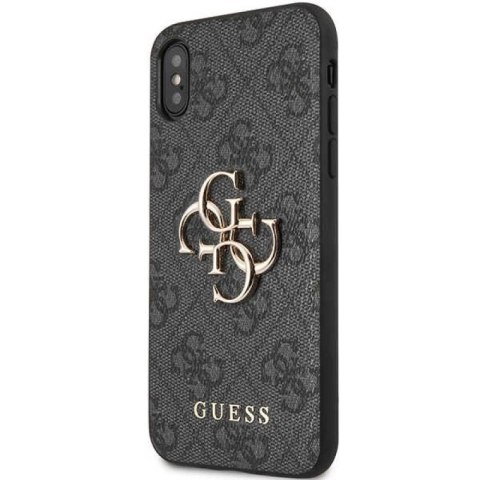 Etui Guess 4G Big Metal Logo na iPhone X / XS - szare Guess