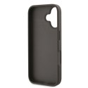 Etui Guess 4G Bottom Stripe na iPhone 16 Plus 6.7" - brązowe Guess