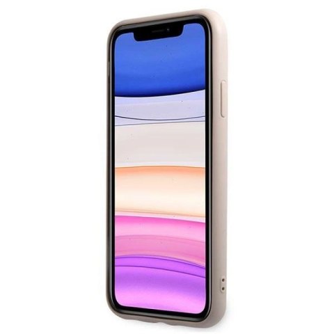 Etui Guess 4G Stripe Collection na iPhone 11 / Xr 6,1" - różowe Guess