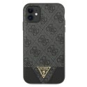 Etui Guess 4G Triangle Collection na iPhone 11 6,1" / Xr - szare Guess
