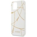 Etui Guess Gold Chain Collection na iPhone 12 Pro Max 6,7" - białe Guess