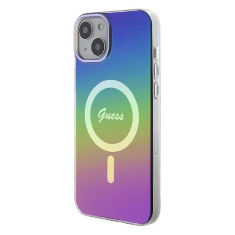 Etui Guess IML Iridescent MagSafe na iPhone 15 Plus / 14 Plus 6.7" - multikolor Guess