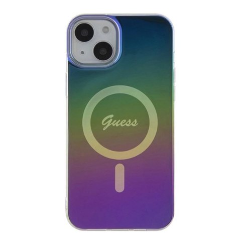 Etui Guess IML Iridescent MagSafe na iPhone 15 Plus / 14 Plus 6.7" - multikolor Guess