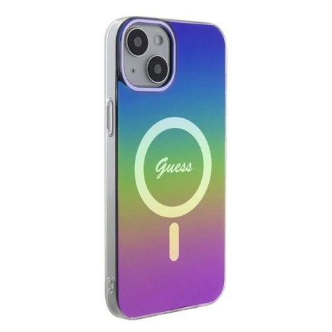 Etui Guess IML Iridescent MagSafe na iPhone 15 Plus / 14 Plus 6.7" - multikolor Guess