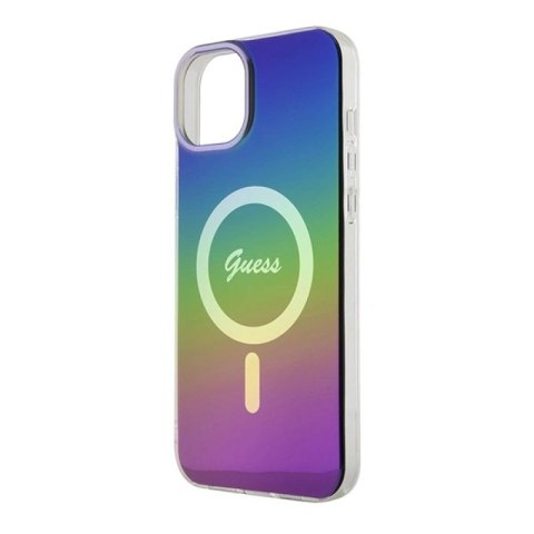 Etui Guess IML Iridescent MagSafe na iPhone 15 Plus / 14 Plus 6.7" - multikolor Guess