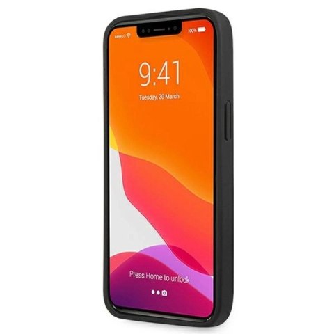 Etui Guess Saffiano 4G Metal Logo na iPhone 13 Pro / 13 6,1" - czarne Guess