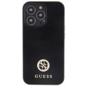 Etui Guess Strass Metal Logo na iPhone 13 Pro 6.1" - czarne Guess