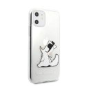 Etui Karl Lagerfeld Choupette Fun na iPhone 11 / Xr - przezroczyste Karl Lagerfeld