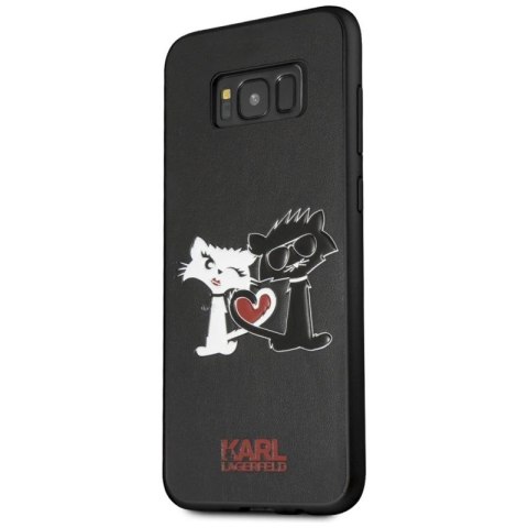 Etui Karl Lagerfeld Choupette In Love na Samsung Galaxy S8 Plus - czarne Karl Lagerfeld
