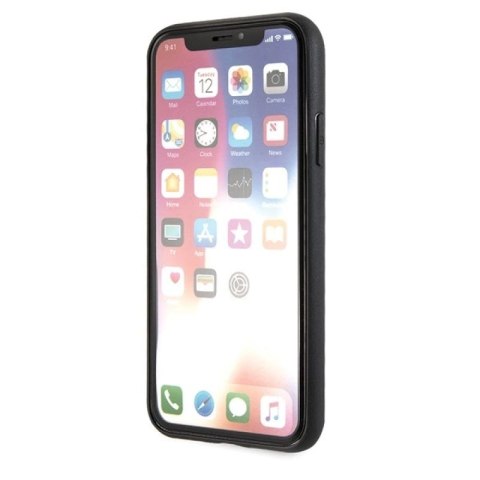 Etui Karl Lagerfeld Iconic Glitter Karl`s Head na iPhone X / Xs - czerwone Karl Lagerfeld