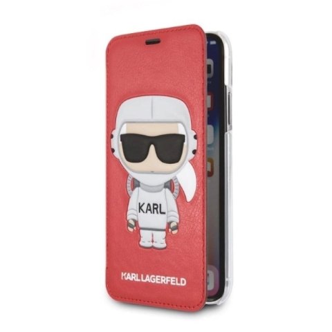Etui Karl Lagerfeld Karl Space Cosmonaut na iPhone X / XS - czerwone Karl Lagerfeld