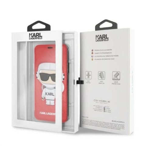 Etui Karl Lagerfeld Karl Space Cosmonaut na iPhone X / XS - czerwone Karl Lagerfeld