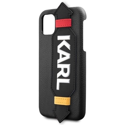 Etui Karl Lagerfeld Strap na iPhone 11 Pro 5,8" - czarne Karl Lagerfeld