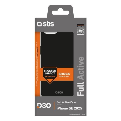 Etui SBS Full Active D3O do iPhone 16e - czarne SBS
