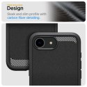 Etui Spigen Rugged Armor MagSafe na iPhone 16e / 17e- czarne Spigen