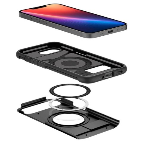 Etui Spigen Slim Armor MagSafe na iPhone 16e / 17e- czarne Spigen