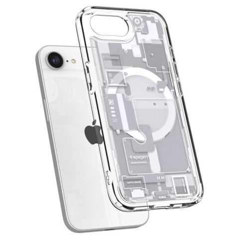 Etui Spigen Ultra Hybrid MagSafe na iPhone 16e / 17e Zero One - białe Spigen