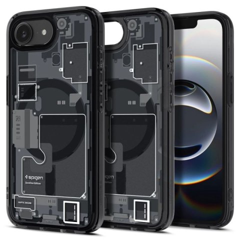Etui Spigen Ultra Hybrid MagSafe na iPhone 16e / 17e Zero One - czarne Spigen