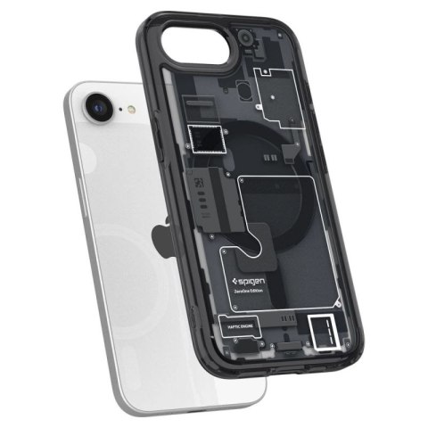 Etui Spigen Ultra Hybrid MagSafe na iPhone 16e / 17e Zero One - czarne Spigen