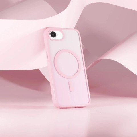 Etui silikonowe Puro Gradient MagSafe do iPhone 16e/17e - różowe Puro