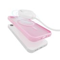 Etui silikonowe Puro Gradient MagSafe do iPhone 16e/17e - różowe Puro