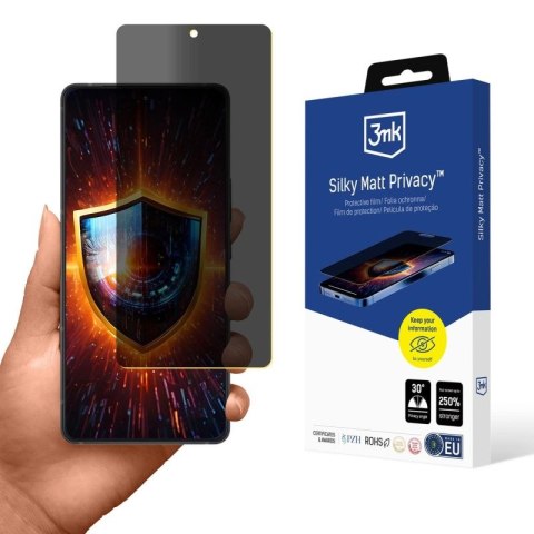 Folia prywatyzująca 3mk Silky Matt Privacy na Asus Zenfone 12 Ultra 3mk Protection