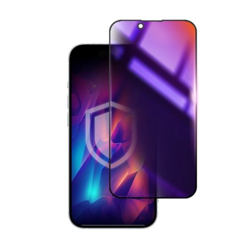 Prywatyzujące szkło hartowane 3mk Rainbow Privacy na Apple iPhone 16e 3mk Protection