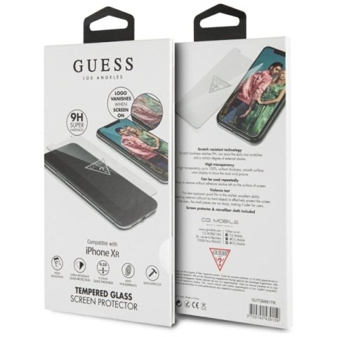 Szkło hartowane Guess Invisible Logo na iPhone Xr Guess