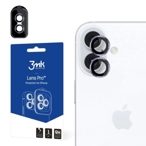 Szkło hybrydowe do obiektywu aparatu 3mk Lens Protection na Apple iPhone 16/16 Plus 3mk Protection