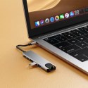 Adapter Tech-Protect HB02 HUB Adapter 6w1 USB-C + USB2.0 + USB3.0 + HDMI 4K 30Hz + RJ45 + PD100W - szary Tech-Protect
