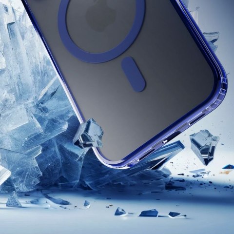 Etui 3mk Frosty MagCase na Apple iPhone 16E - niebieskie 3mk Protection