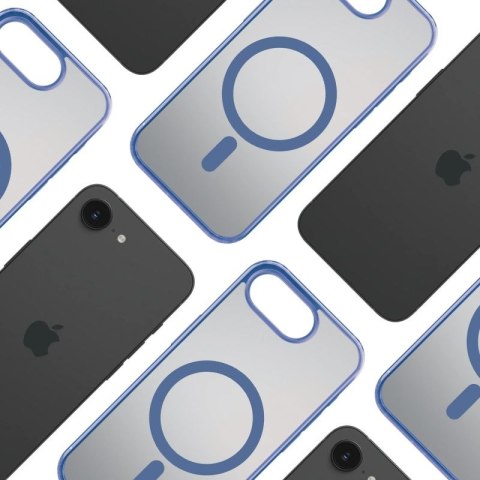 Etui 3mk Frosty MagCase na Apple iPhone 16E - niebieskie 3mk Protection