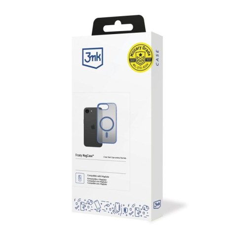 Etui 3mk Frosty MagCase na Apple iPhone 16E - niebieskie 3mk Protection
