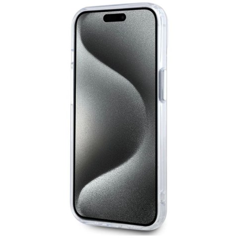 Etui Karl Lagerfeld IML Metal Karl Head MagSafe do iPhone 15 Plus biały Karl Lagerfeld