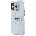 Etui Karl Lagerfeld IML Metal Karl Head MagSafe do iPhone 15 Pro Max biały Karl Lagerfeld