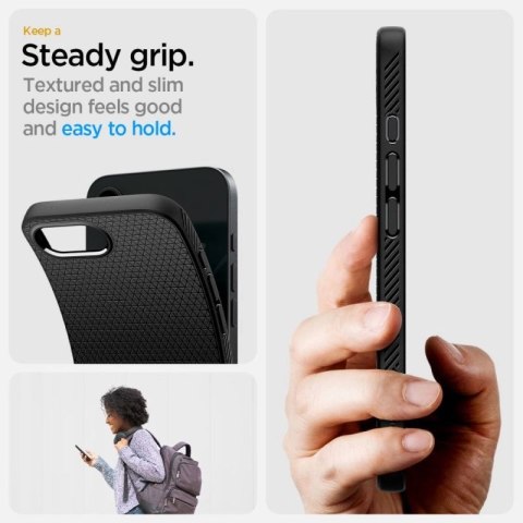 Etui Spigen Liquid Air na iPhone 16e / 17e - czarny mat Spigen