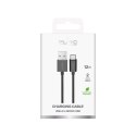 Kabel Puro 12W TPE USB-A - microUSB 2m - czarny Puro