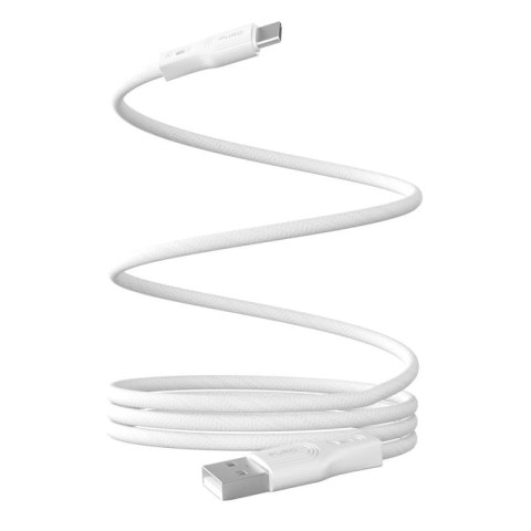 Kabel Puro Magnetic 10W magnetyczny USB-A - USB-C 1m - biały Puro
