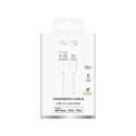 Kabel Puro TPE 12W USB-A - Lightning 2m - biały Puro