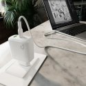 Ładowarka Puro Daily Prolite 45W USB-C USB-A Power Delivery z kablem USB-C - biała Puro